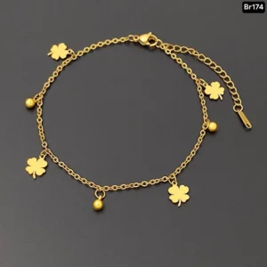 4 ফ্লাওয়ার 3 বল ব্রেসলেট BR174